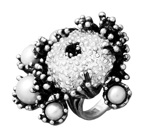 Anello Giovanni Raspini Donna Mediterraneo in Argento Perla 11735/16 - 11735/16